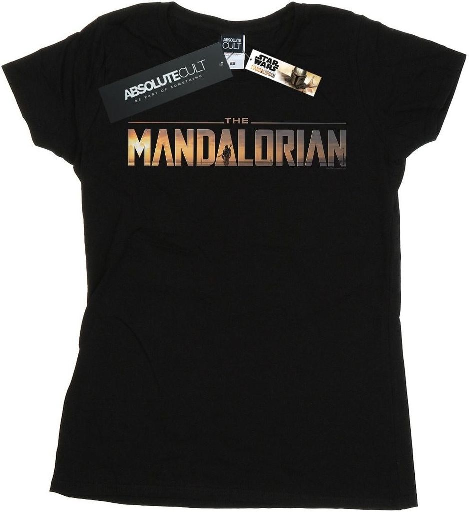 Star Wars - "The Mandalorian Series" T-Shirt für Damen BI42808 (S) (Schwarz)