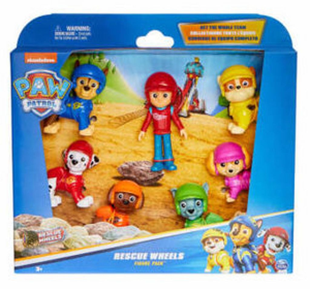 PAW Patrol Rescue Wheels - Hundefiguren Geschenkset mit 7 Produktbild 