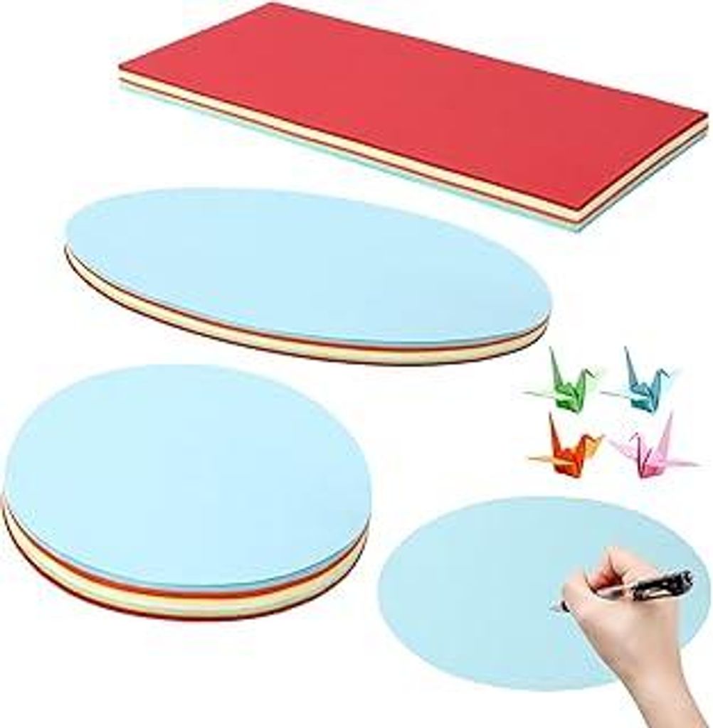 180 Stück Moderationskarten Set, Flipchart Papier Karten in 3 Formen, 6 Farben Büro Deko Zubehör für Moderationskoffer, Kreidetafel, Whiteboard...