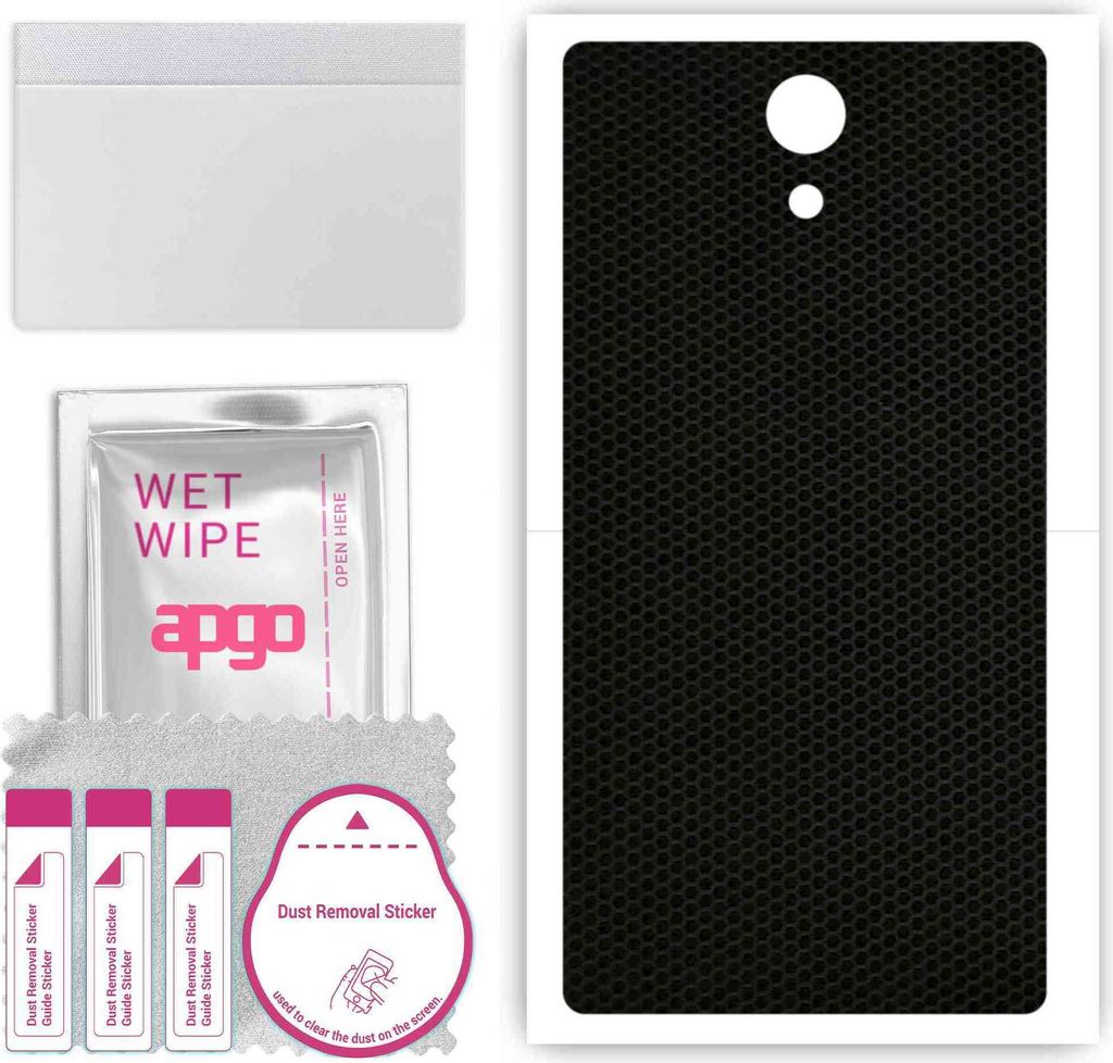 apgo Rückseite Schutzfolie, Skin, kompatibel mit Lenovo Phab2, Hinten Displayschutzfolie aus Vinylfolie, kratzfest, einfache Montage - Matrix