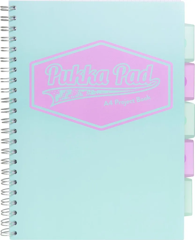 Pukka Pad A4 Project Book Pastel Teal 200 Pagine 80g 8630S(TL)-PST