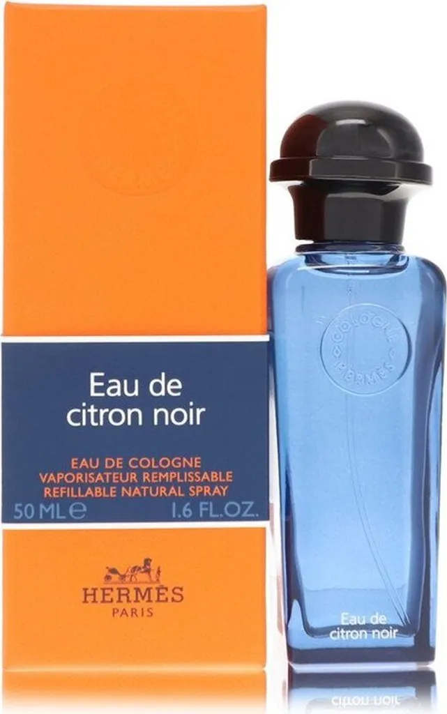 Eau de Citron Noir Hermès Eau de Cologne 50 ml Rechargeable et Boisé