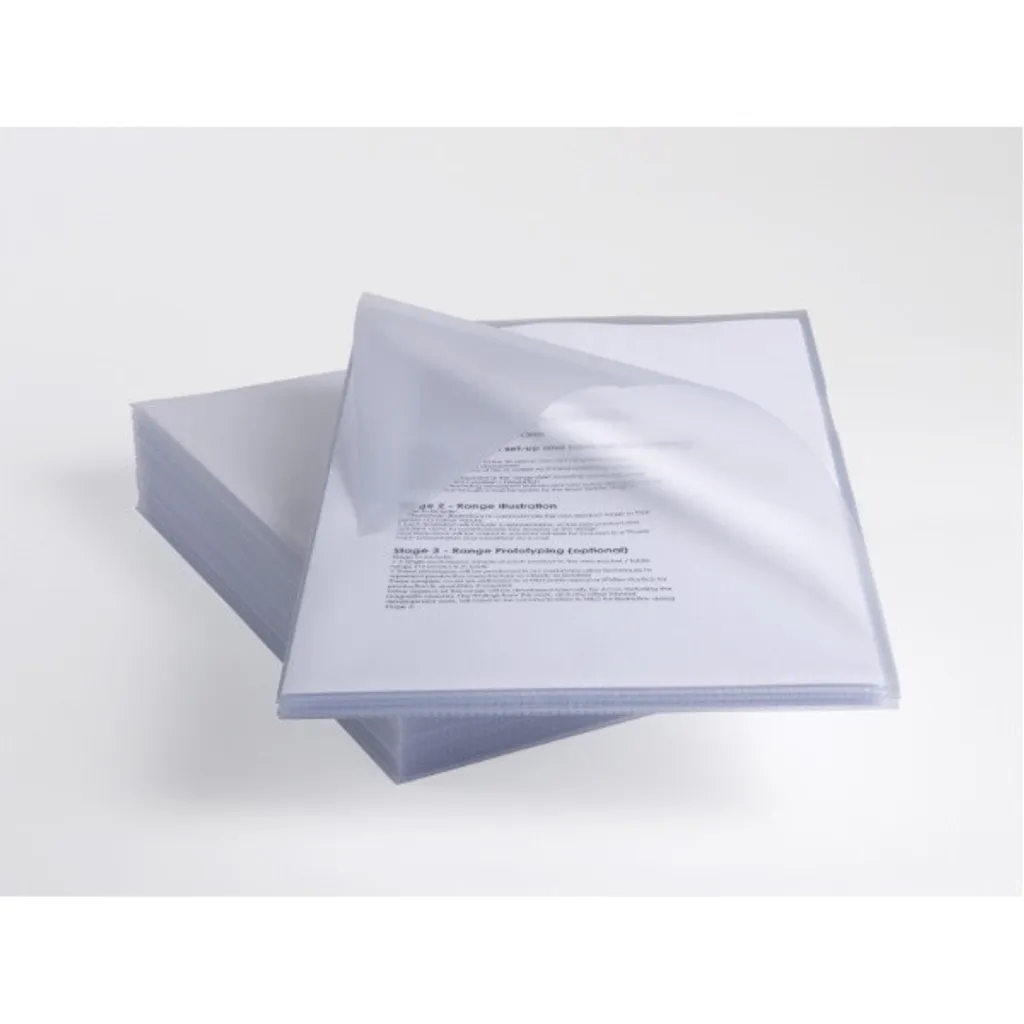 Rexel Pochette de Présentation A4 Anti-Slip en PP Transparent 0,15 mm