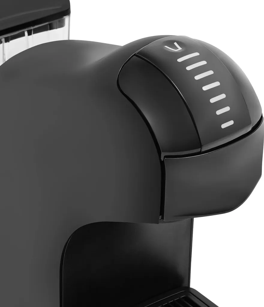 Cafetière électrique à capsules noire 800 ml compacte pour appartement