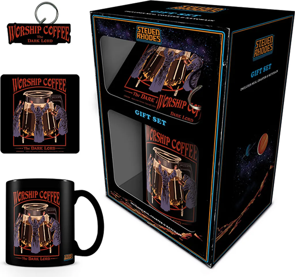 Cadeau pour fan de Steven Rhodes coffret Worship Coffee mug et protection
