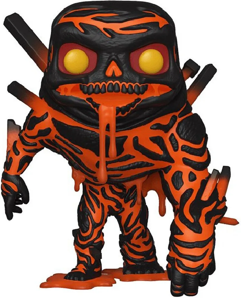 Pop Marvel Molten-Man 474 Spiderman Figurine Vinyle Détails en Fusion