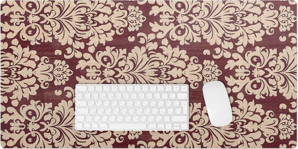 Klassisches Ornament – Schreibtischunterlage – Rutschfeste Tischunterlage – Schreibtischmatte für Büro & Zuhause – Schreibunterlage – M...