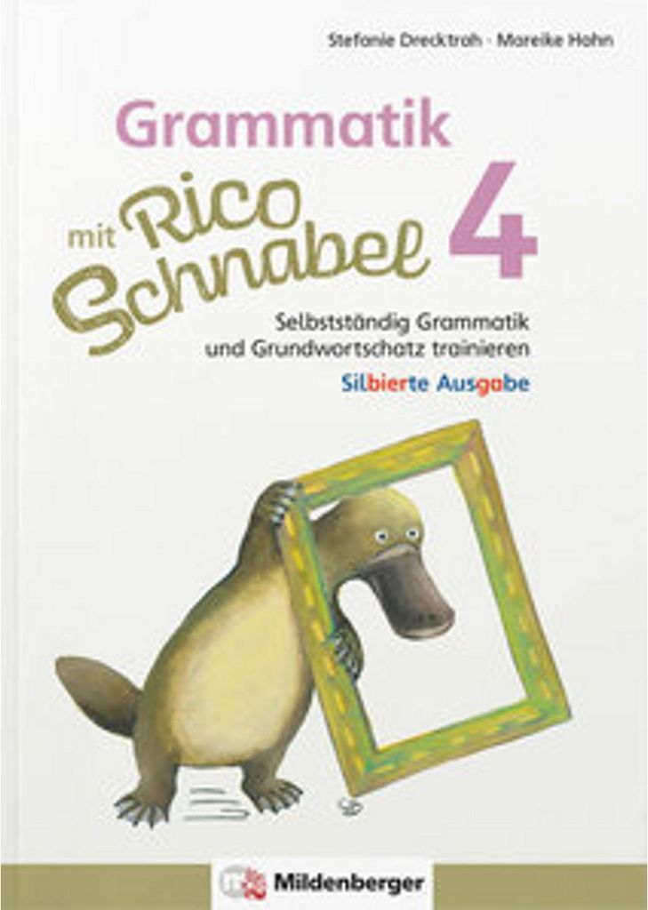 Grammatik mit Rico Schnabel, Klasse 4 - silbierte Ausgabe Obrázok produktu 