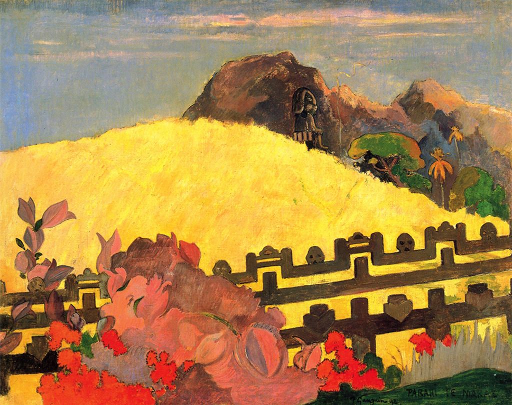 Legendarte - Kunstdruck auf Leinwand - Parahi te marae (Dort liegt der Tempel) Paul Gauguin - Wanddeko, Canvas cm. 50x60