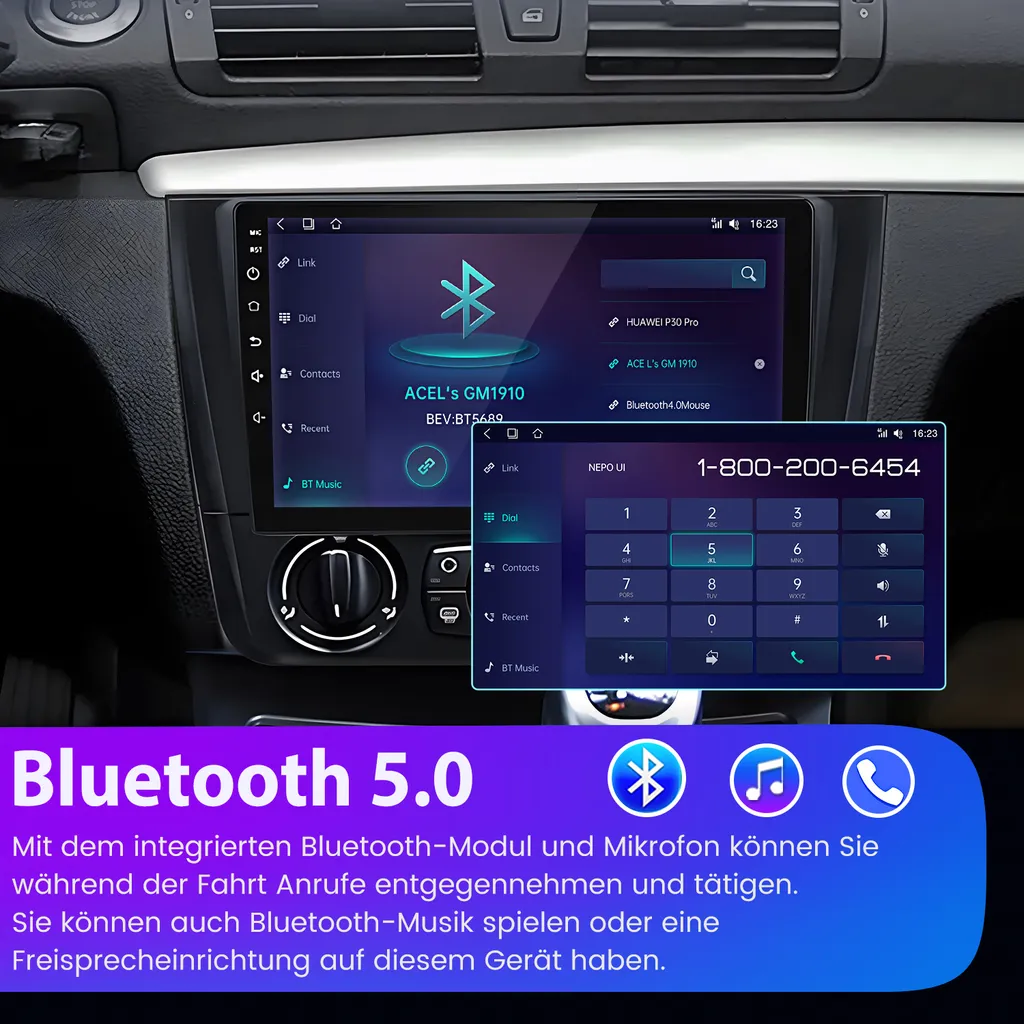 Infotainment Android BMW Serie 1 E81 E82 E87 E88 4G 64GB CarPlay IPS - 6