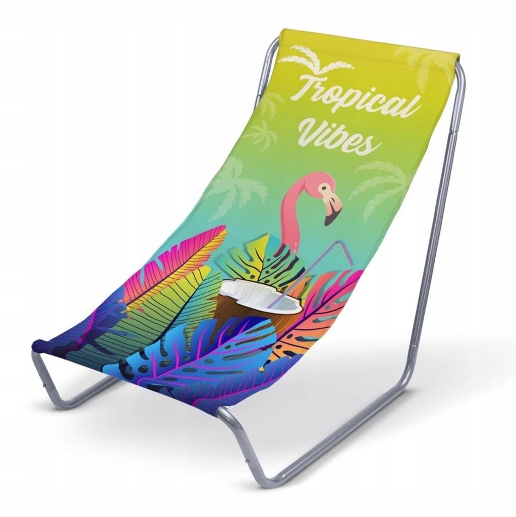 Leżak plażowy Składane krzesło Przenośne krzesło ogrodowe + Zdjęcie produktu 2