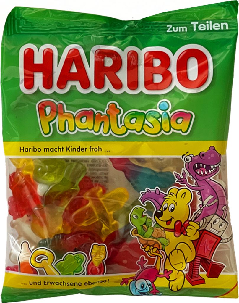 A bag of Haribo Phantasia gummy candies.