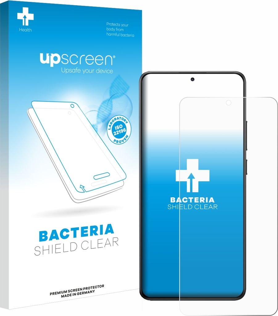 upscreen Schutzfolie für Xiaomi Poco X7 Pro Displayschutz Displayschutzfolie Folie Klar antibakteriell