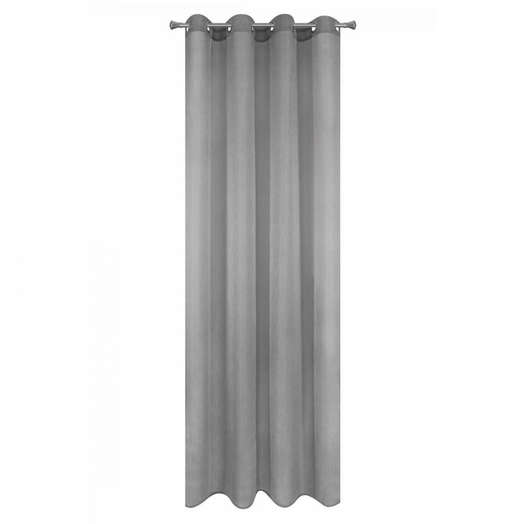Eurofirany 423447, Durchscheinend, Grau, Einfarbig, Produktbild 
