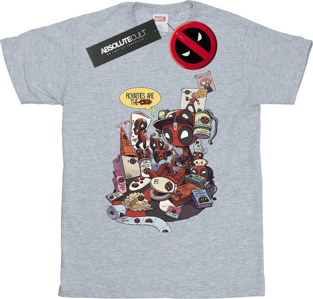 Marvel - "Merchandise Royalties" T-Shirt für Damen BI20643 (M) (Grau)