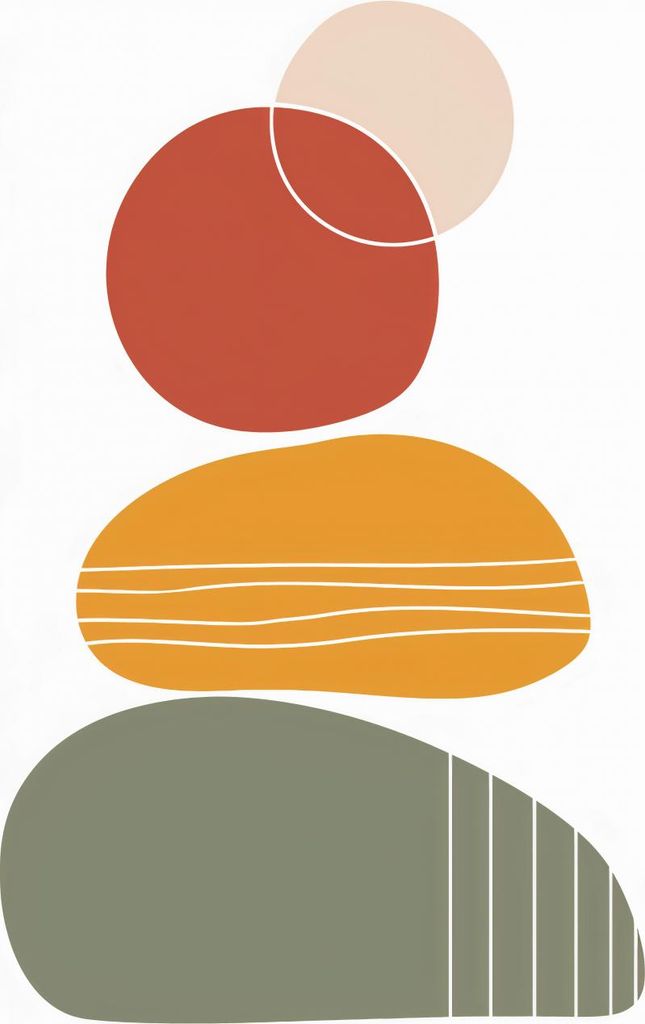 Poster 30x45cm Formen in Balance