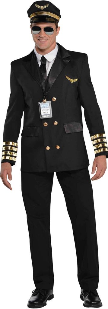 Pilot Kostüm Kapitän Elias für Herren Produktbild 
