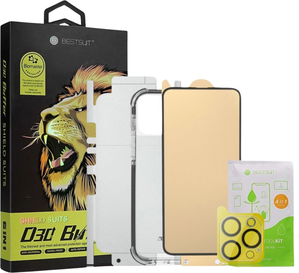 Bestsuit 6 in 1 iPhone 13 mini Hllenschutz Kamerazubehr D30 Produktbild 