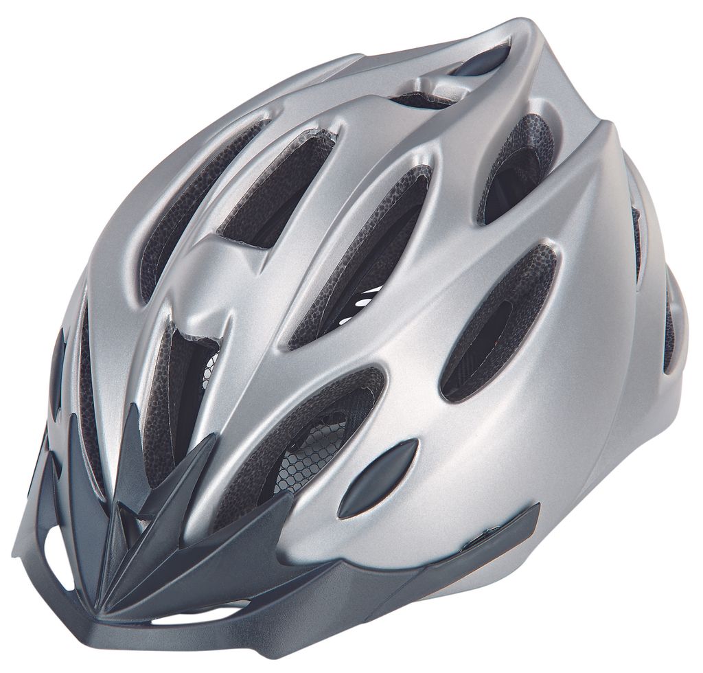 Prophete Fahrradhelm 58-61 cm – Verstellbar & Komfortabel – E-Bike-Helm mit Reflexstreifen – Leicht & Stoßfest – silbergrau – Perfekt f...