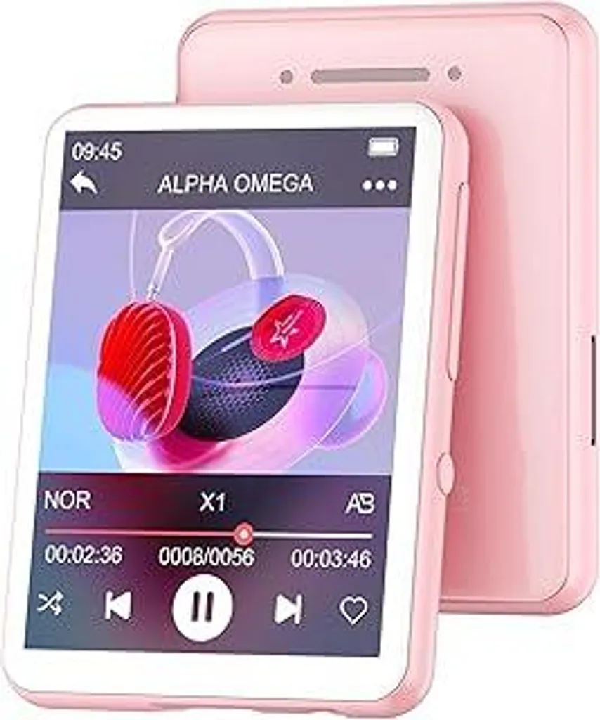 Offerta Lettore MP3 Oilsky Rosa 128GB - Bluetooth 5.4 Touch Screen