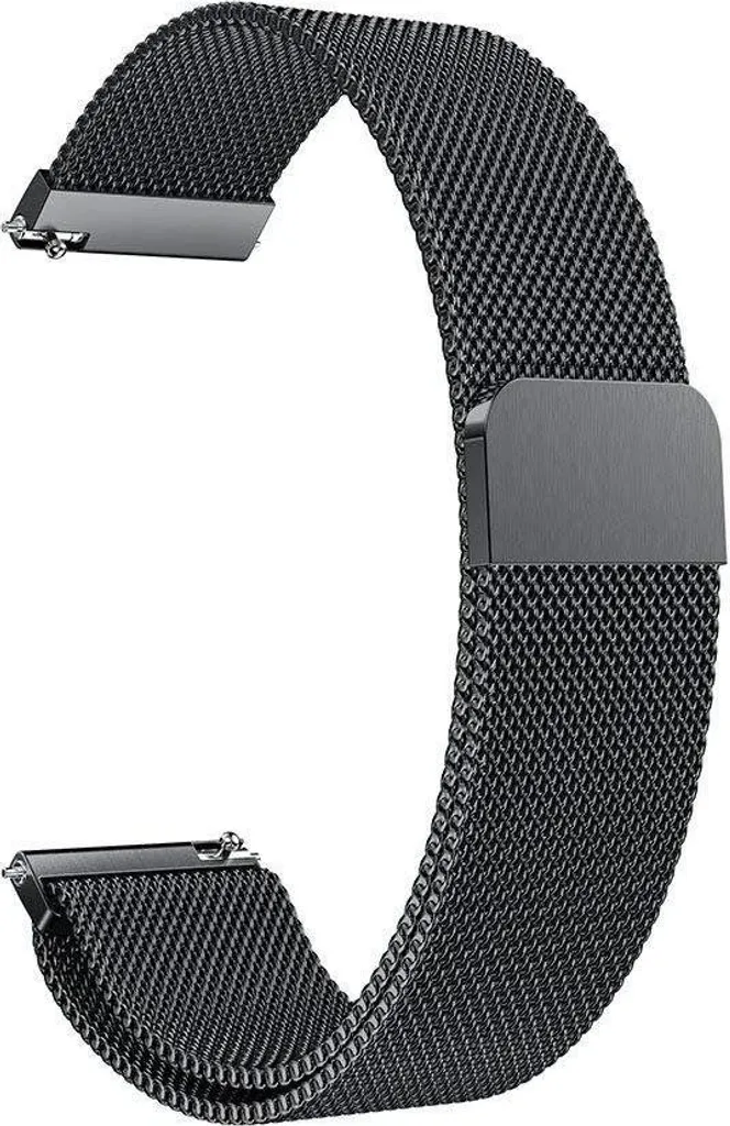 Bracelet Montre 22mm Noir Eternico Elegance : Fini les Irritations du Cuir