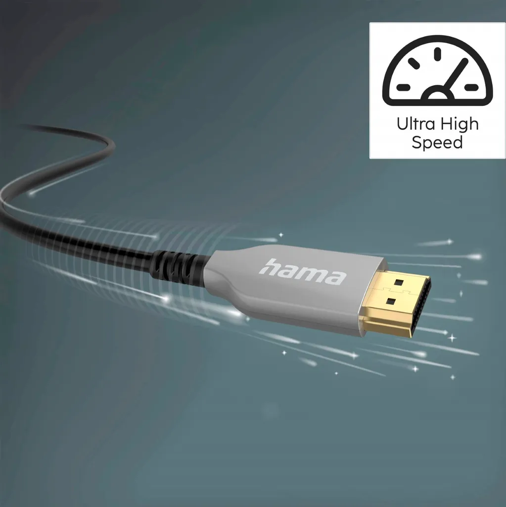 Cavo HDMI 20 metri Hama 00205276 Argento - 4K High Speed con Ethernet - 6