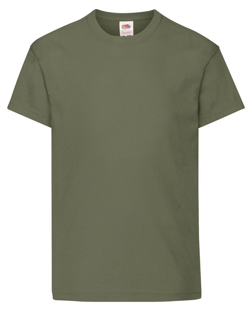 Fruit of the Loom Kids Original T-Shirt Farbe: oliv Größe: Produktbild 