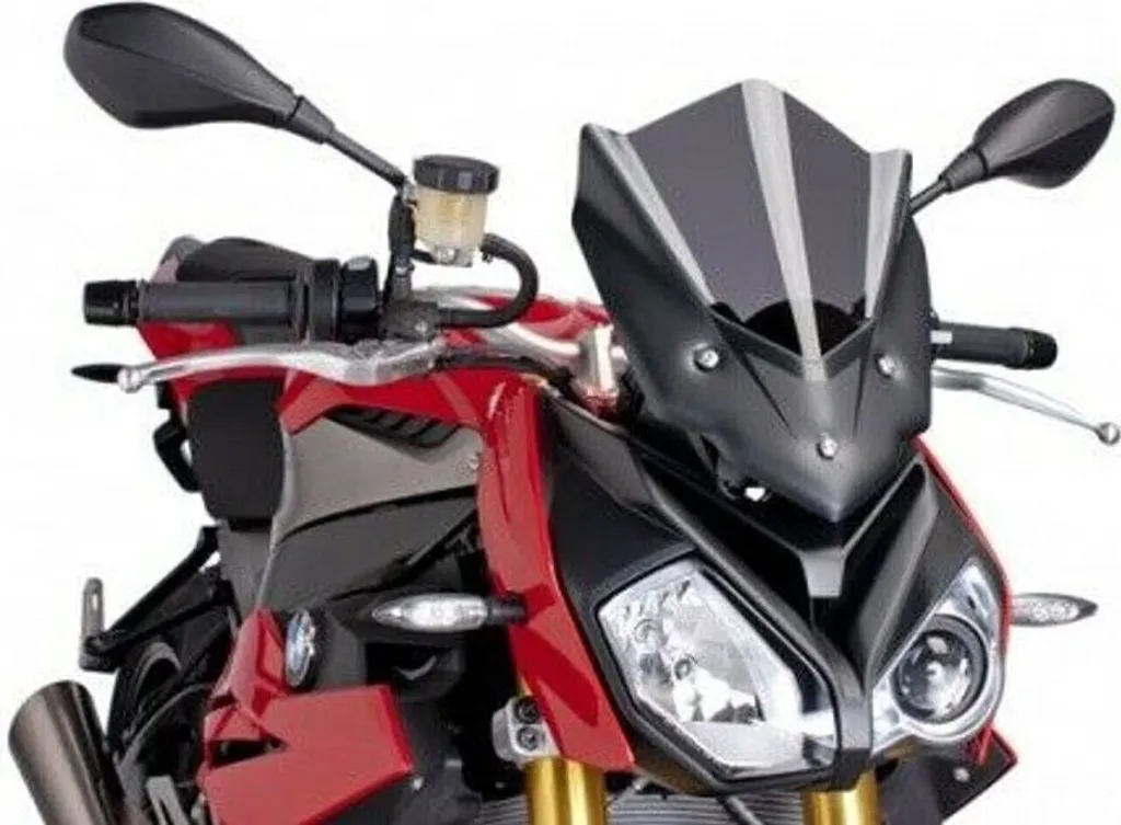 Bulle Sport Puig 7040F pour BMW S1000R - Protection vent fumé noir