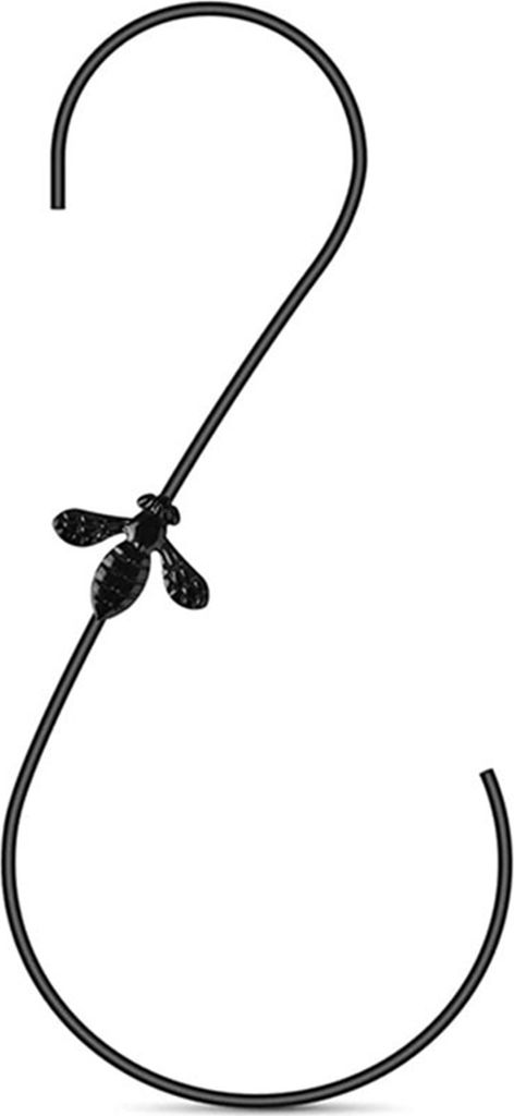 Haken für Vogelfutterstation, S-förmiger Aufhängehaken, hohe Tragkraft, robust, Traumfänger, Windspiel, Windspiel, Laterne, Blumentopfhalter f...