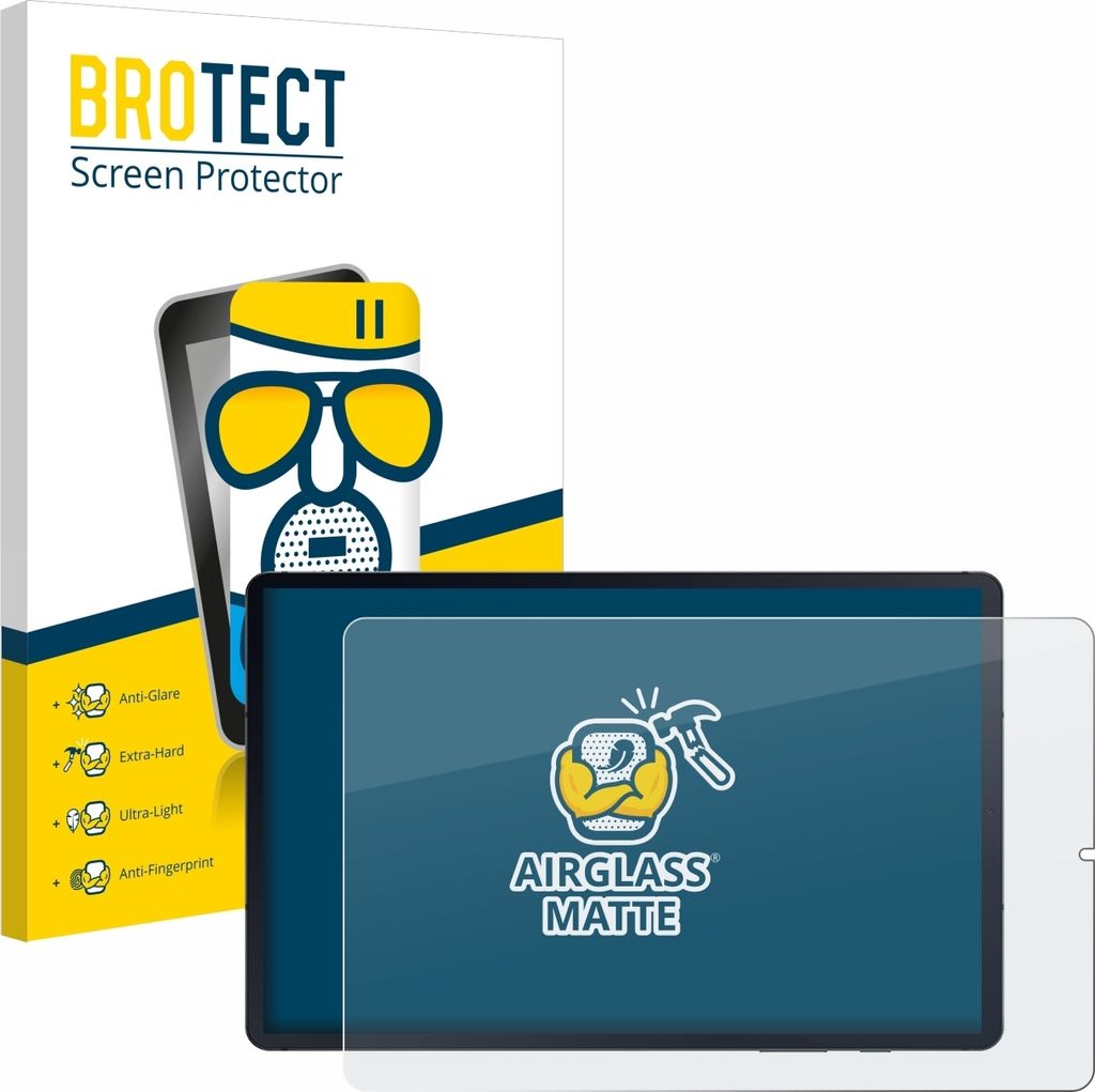 BROTECT Entspiegelungs Schutzglas für Samsung Galaxy Tab S6 Lite WiFi 2022 Schutzfolie Panzer Folie Glas Display Schutz matt