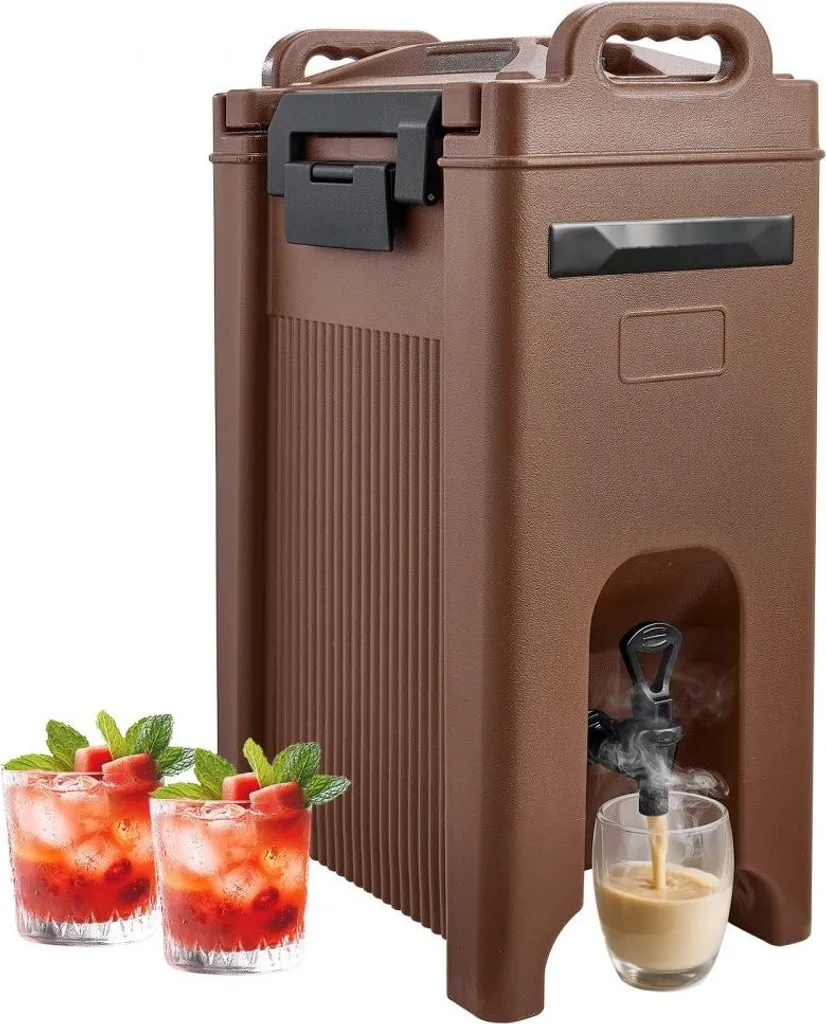 Serveur de boissons 19L - Distributeur de thé thermique en inox brossé