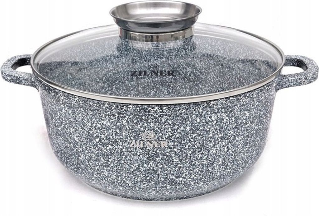 BERGNER | Set di padelle 16, 18 e 20 cm + manico rimovibile e coperchio universale | acciaio inossidabile e rivestimento antiaderente | Per tutti i tipi di fornelli e forno