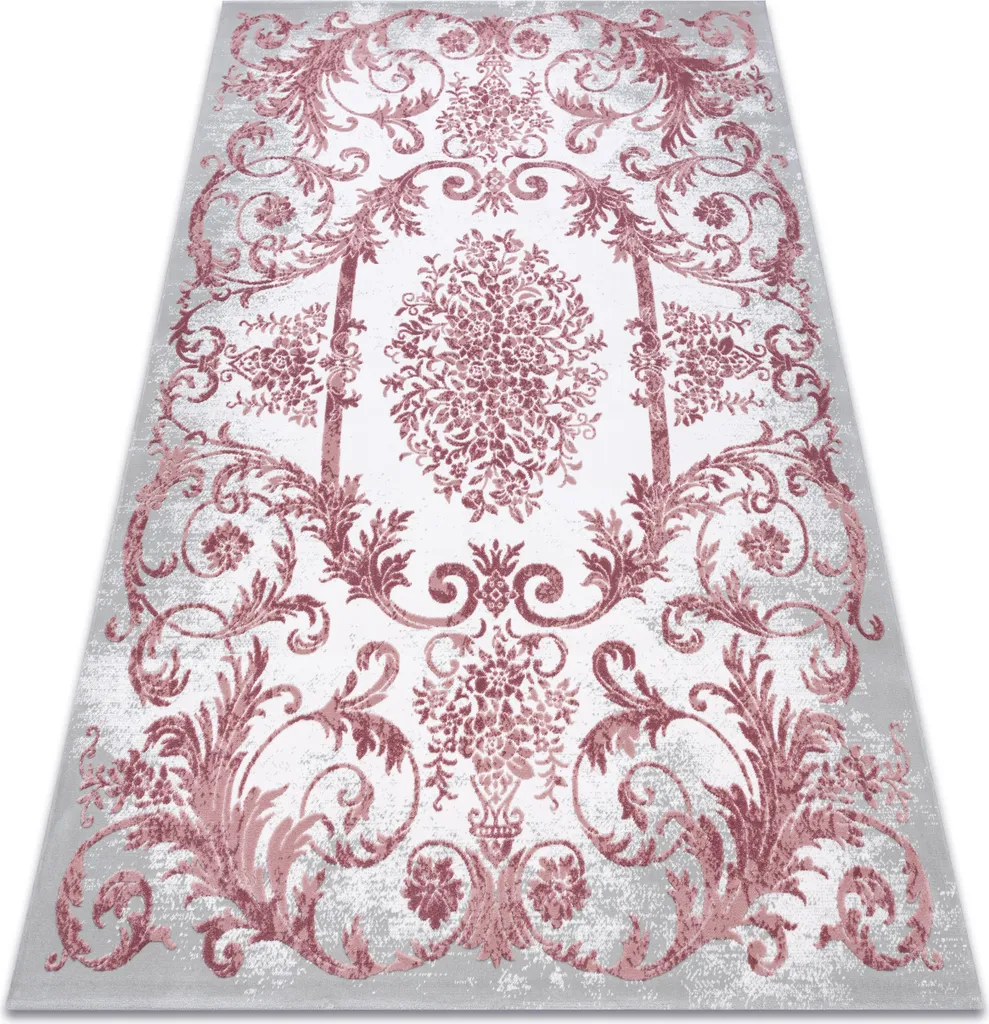 Tapis ACRYLIQUE USKUP 352 Ornement Rose - Grand Format 200x300 cm