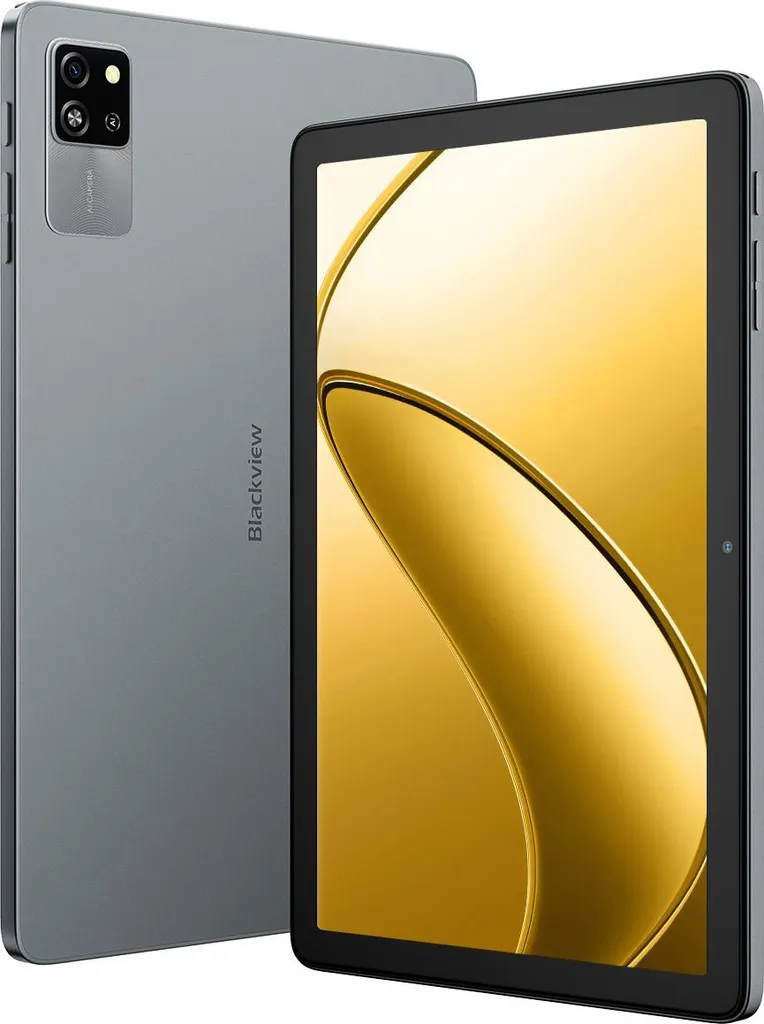 Blackview TAB 60 WIFI grau Android 15 Tablet PC 10,1 Zoll – 12GB(4+8) RAM + 128GB ROM (2TB TF)