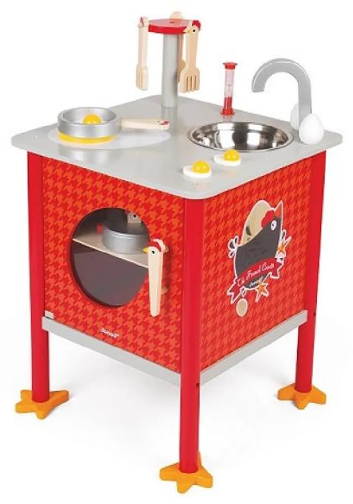 Cuisine Ilot en Bois French Cocotte Janod J06545 Jeu d'Imitation Enfant
