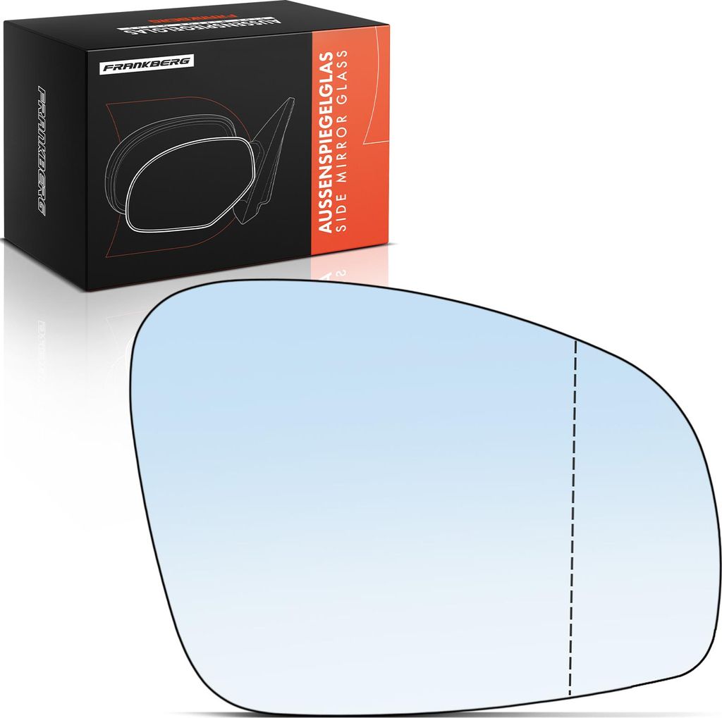 Frankberg 1x Spiegelglas Außenspiegel rechts für Skoda Fabia II 542 Roomster 5J7 5J