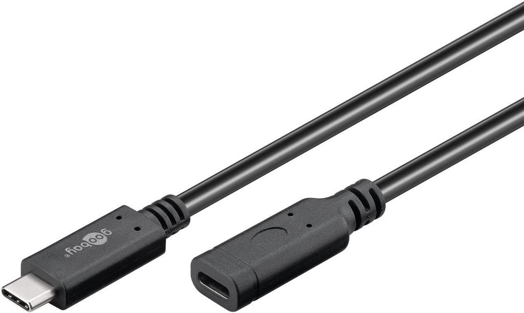 goobay 61038 USB C Verlängerung 1m USB 3.2 Gen 2 / USBC Produktbild 