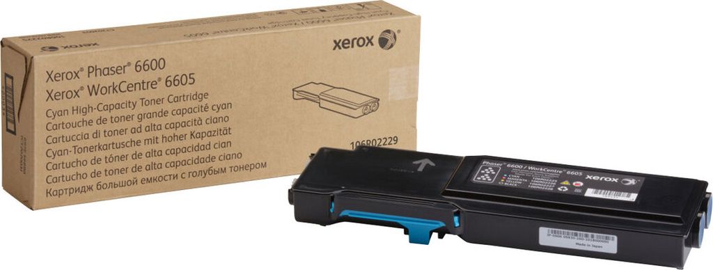 Xerox 106R02245 Toner Xerox Phaser6600/ WorkCentre cyan 2000Seiten