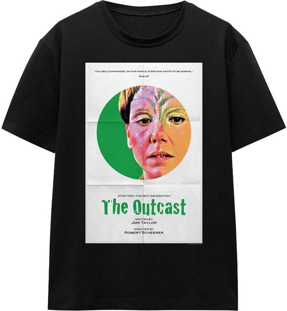 Star Trek - "The Next Generation Season 5 Episode 17" T-Shirt für Herren/Damen Uni TV16503 (L) (Schwarz)