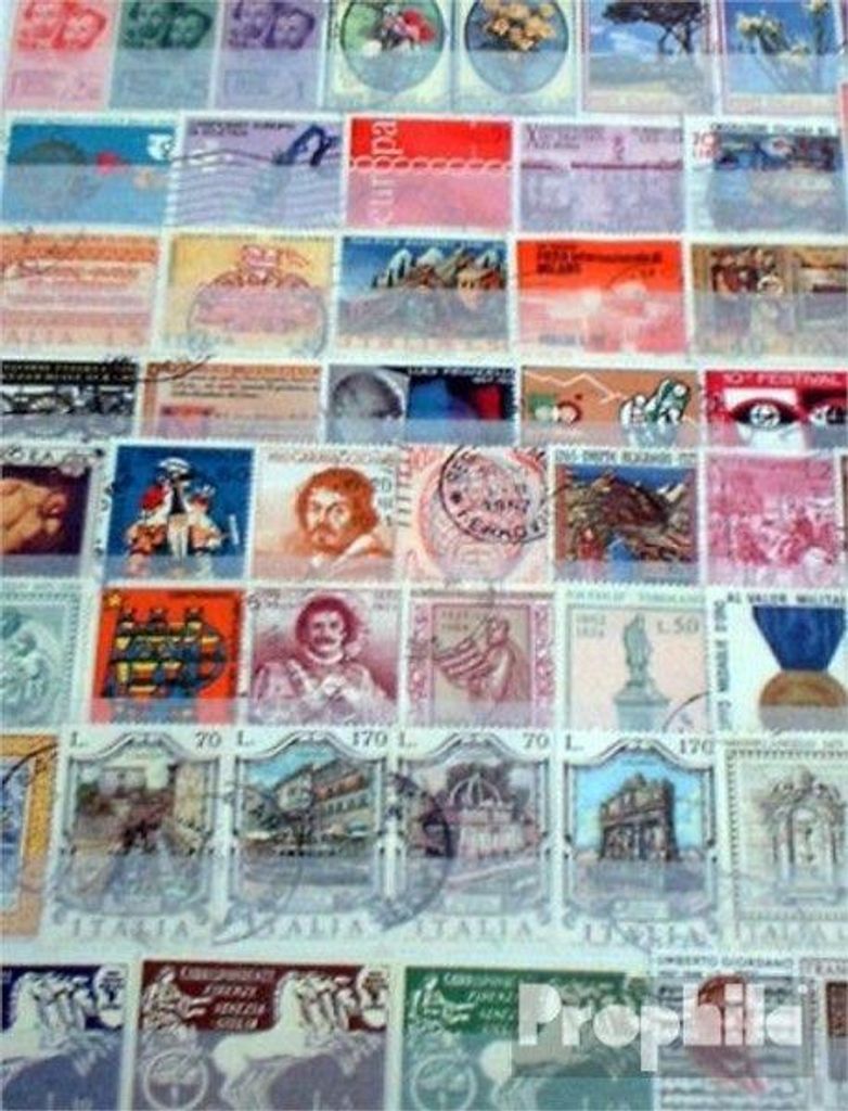 Briefmarken Italien 500 verschiedene Marken Produktbild 
