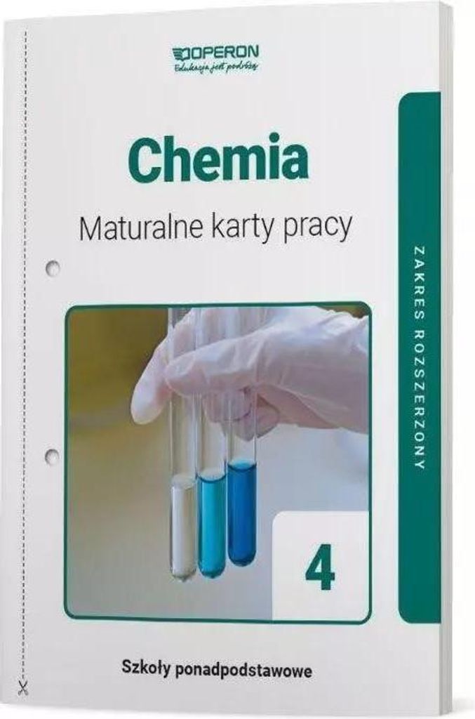 Chemia 4 Matric Arbeitsblätter Erweiterter Bereich Piotr Malecha (Buch auf Polnisch)