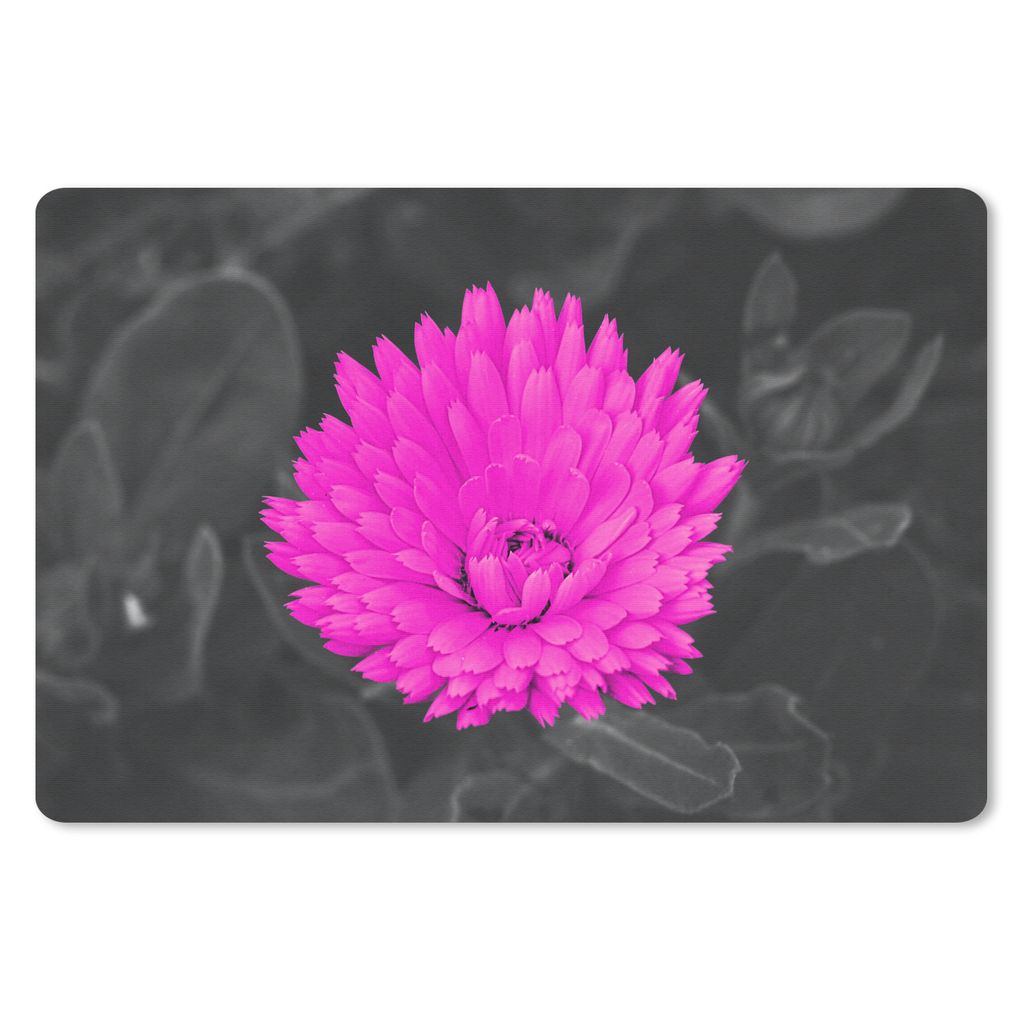 MuchoWow Mauspad Mousepad Blumen - Aquarell - Rosa 27x18 cm - Mousepads - Maus Mat - Pad - Mausunterlage - Büroartikel - Desk Matten