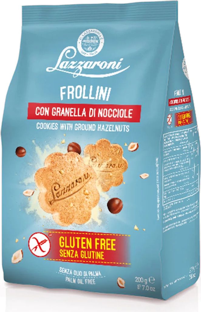 Frollini Senza Glutine Granella di Nocciole glutenfreie Produktbild 