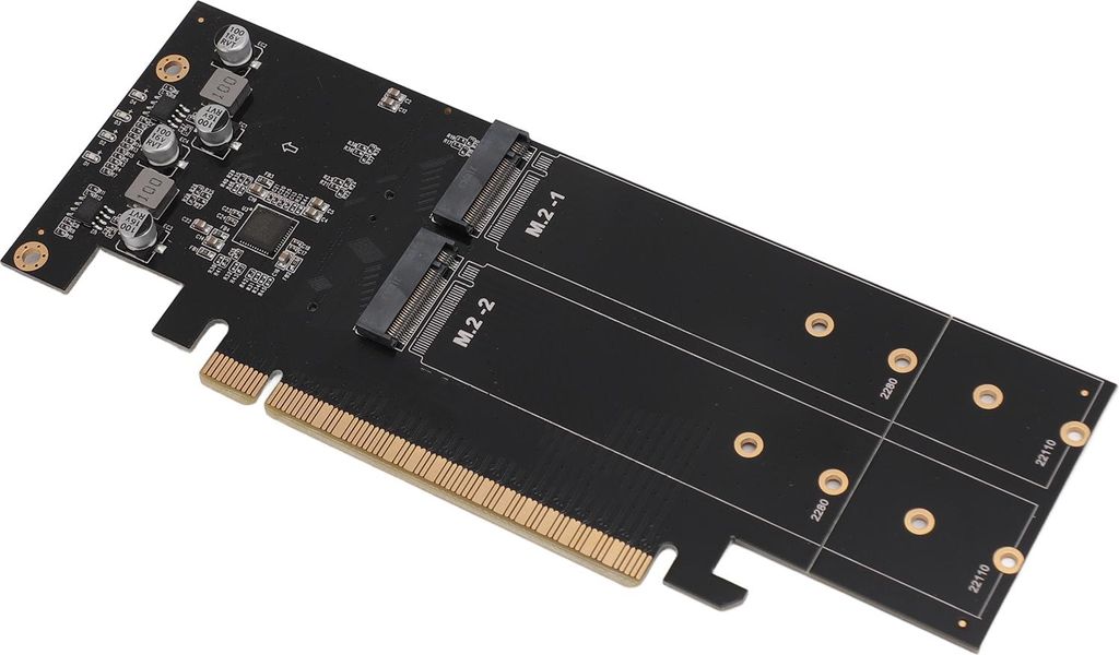 Adaptateur Quad M.2 NVMe to PCIe 4.0 X16 Adapter 4 Port Image du produit 