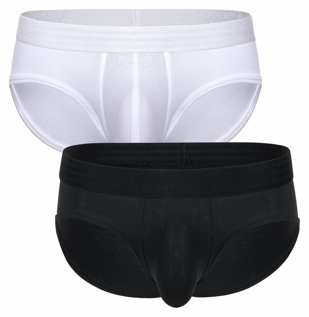 SUKREW - Herren Slip Unterwäsche - Apex Brief Vorteilspack 1x Starlight + 1x Eclipse - Größe XXL