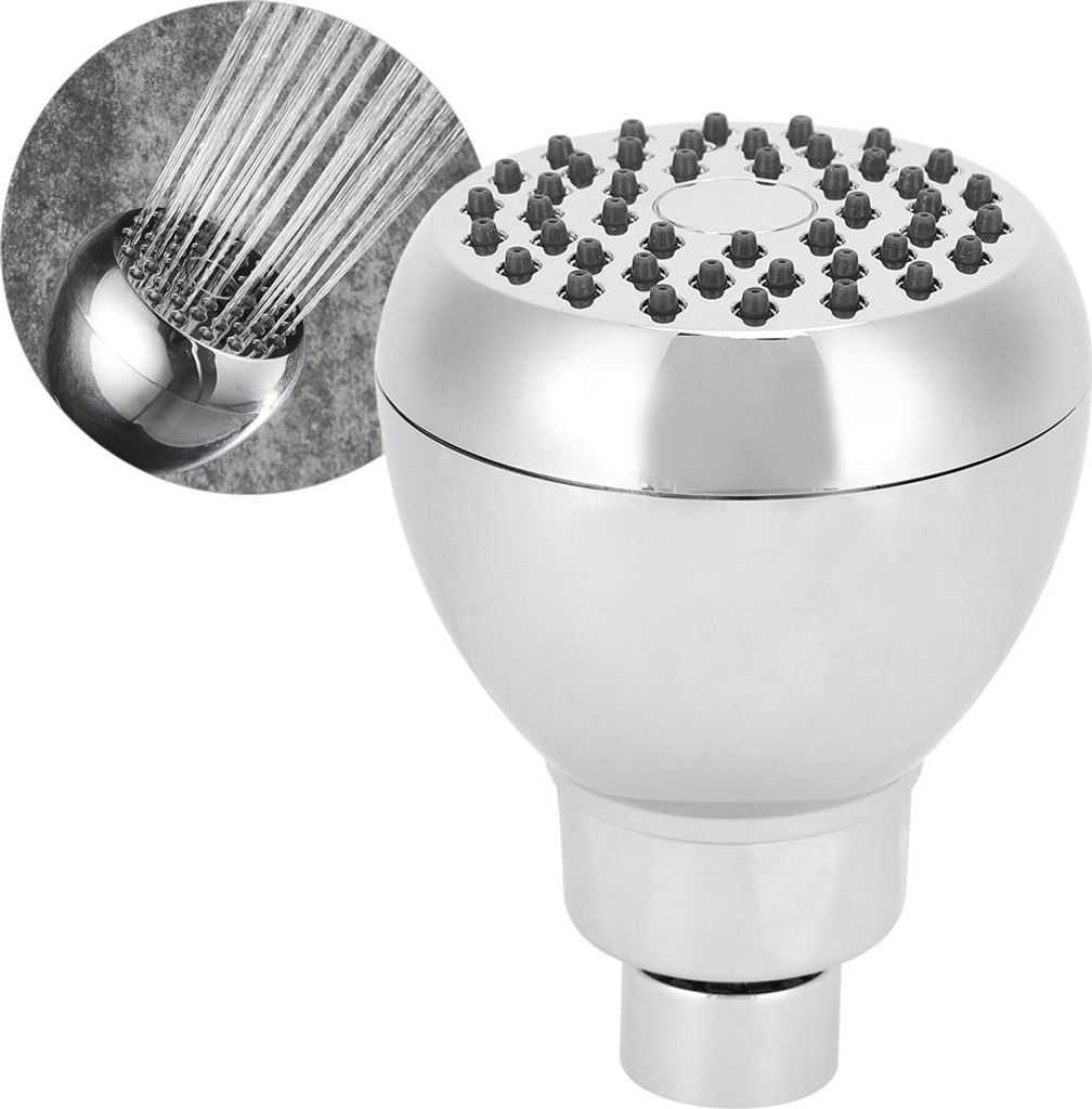 Hochdruck-Duschkopf mit verstellbarem Metallkugelgelenk, Wandmontage, druckbeaufschlagter Brausekopf
