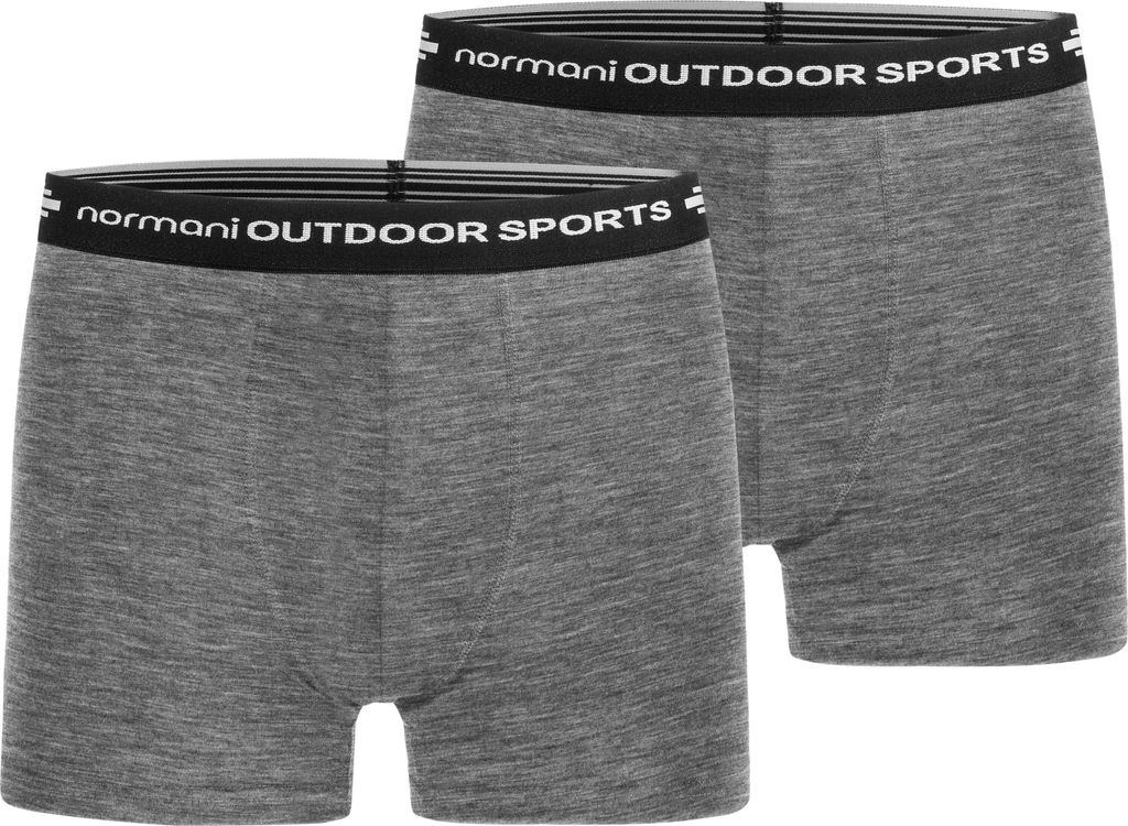normani 2er Pack Herren Merino Boxershorts Unterhose