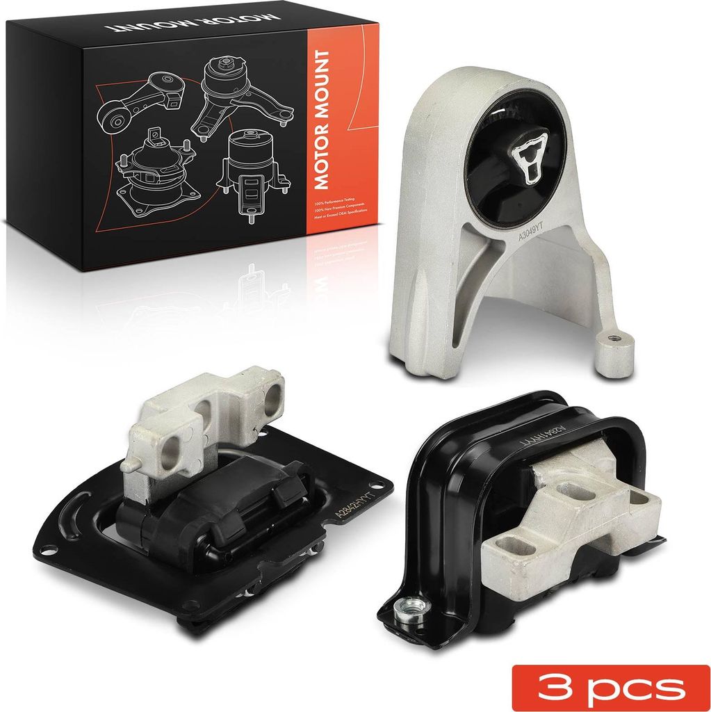 Frankberg 2x Motorlager+1x Getriebelagerlager Vorne und Hinten für Chrysler Sebring JR Dodge Stratus