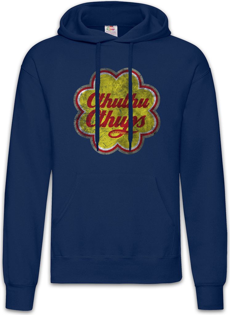 Urban Backwoods Cthulhu Cthups, Herren Hoodie, Farbe: Navy, Größe: XL