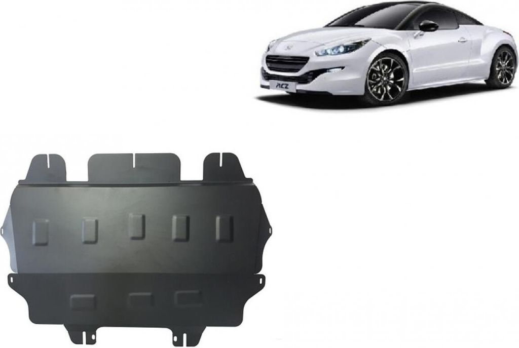 Stahl Unterfahrschutz für Motor Peugeot Rcz